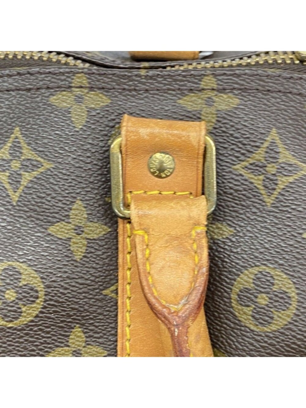 Louis Vuitton Boston Bag Monogram Keepall 60 Brown - Picture 8 of 10
